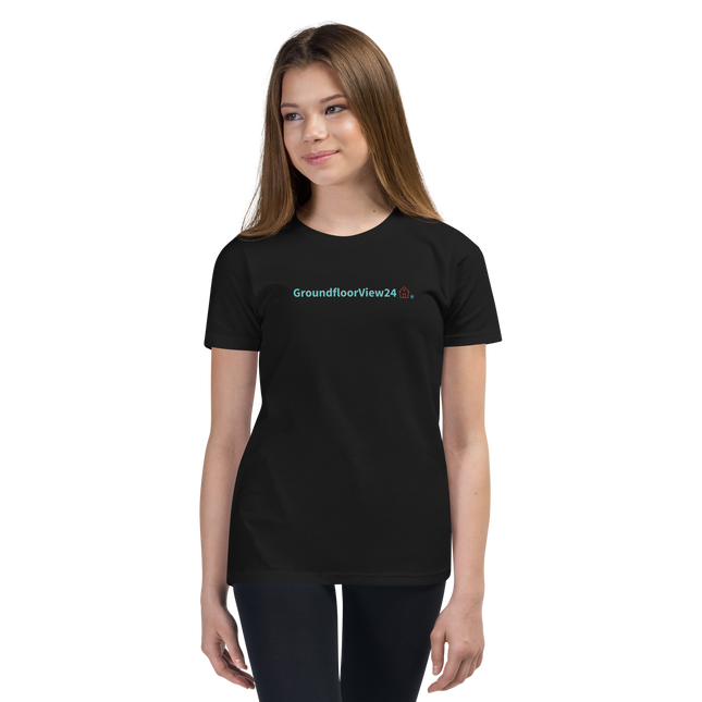 Youth Short Sleeve T-Shirt Groundfloorview24 with House