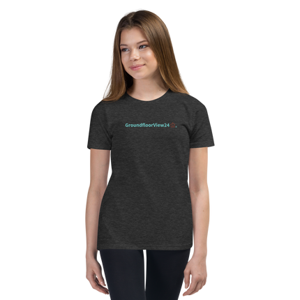 Youth Short Sleeve T-Shirt Groundfloorview24 with House