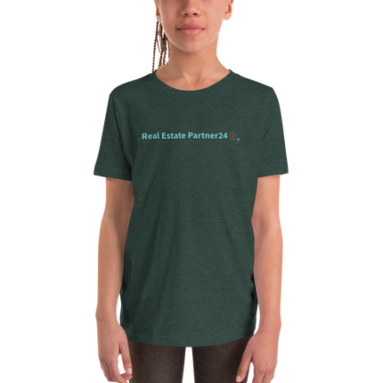 Youth Short Sleeve T-Shirt with Real Estate Partner24 Logo