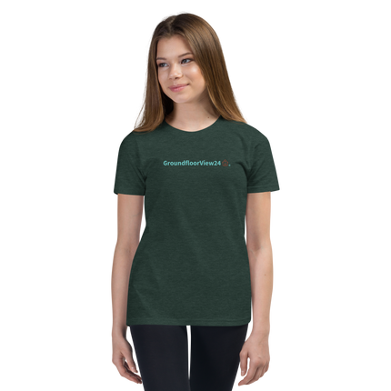 Youth Short Sleeve T-Shirt Groundfloorview24 with House