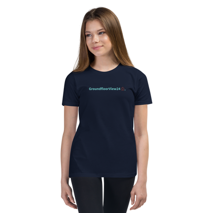 Youth Short Sleeve T-Shirt Groundfloorview24 with House