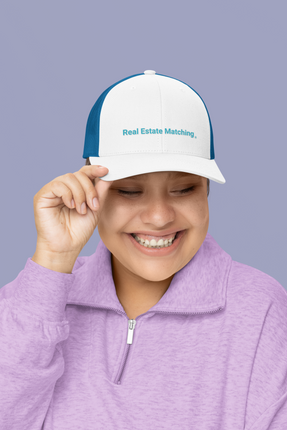 Austria Denim Hat Real Estate Matching with 3 Logos